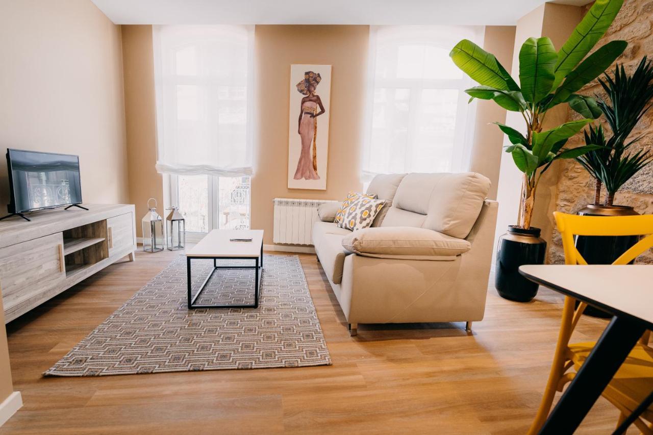 Apartamentos Rua Vella Caldas De Reis Exteriér fotografie